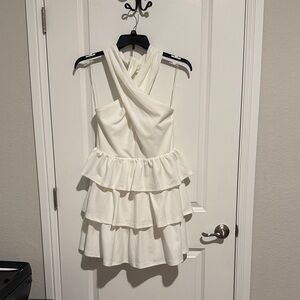 Entro Ivory Halter Dress